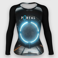 Рашгард женский Portal logo game, цвет: 3D-принт