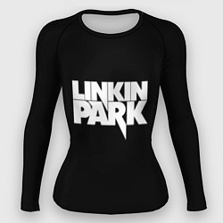 Рашгард женский Lnkin park logo white, цвет: 3D-принт