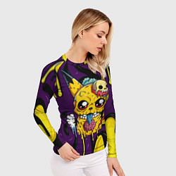Рашгард женский Зомби Пикачу и желтые пятна, цвет: 3D-принт — фото 2
