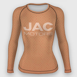 Женский рашгард Jac motors паттерн охра