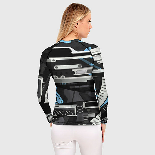 Женский рашгард CS GO vulkan steel / 3D-принт – фото 4