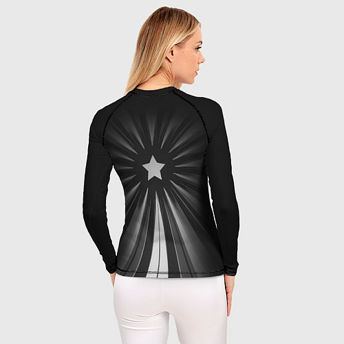 Женский рашгард Звезда с лучами / 3D-принт – фото 4
