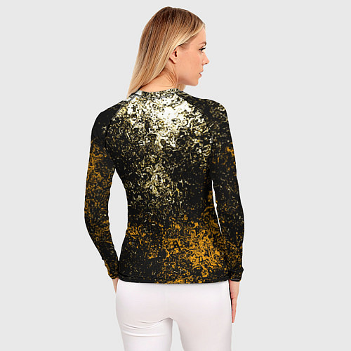 Женский рашгард Cyberpunk текстура краски / 3D-принт – фото 4