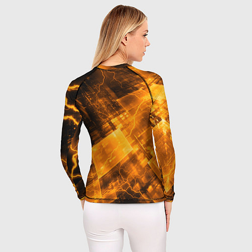 Женский рашгард Half life abstraction / 3D-принт – фото 4