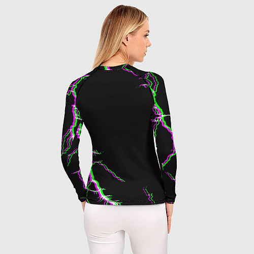 Женский рашгард Cyberpunk storm 2077 / 3D-принт – фото 4