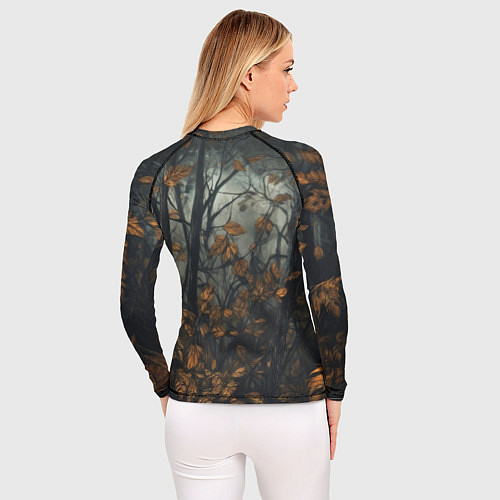 Женский рашгард Суровый волчара / 3D-принт – фото 4