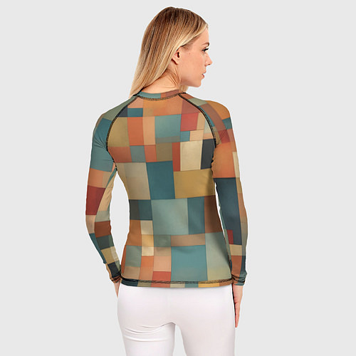 Женский рашгард Inspired by Paul Klee / 3D-принт – фото 4