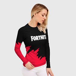 Рашгард женский Fortnite розовые краски, цвет: 3D-принт — фото 2