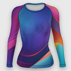 Женский рашгард Красивый градиент абстракция