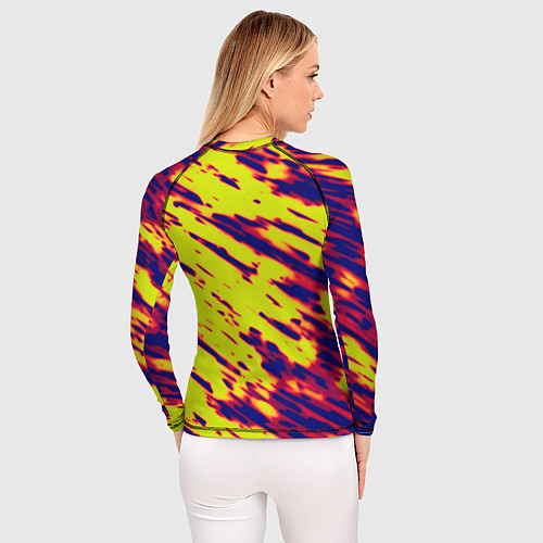 Женский рашгард Doom огненный паттерн / 3D-принт – фото 4