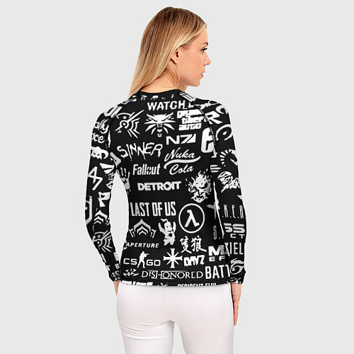 Женский рашгард Киберсорт Россия герб / 3D-принт – фото 4