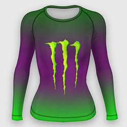 Женский рашгард Monster energy gradient