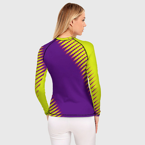 Женский рашгард Doom абстракция / 3D-принт – фото 4