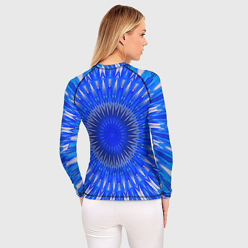 Женский рашгард Абстрактный узор психоделика / 3D-принт – фото 4