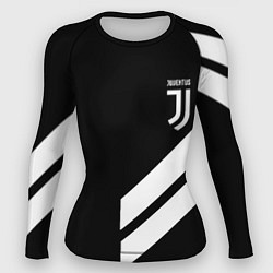 Женский рашгард Juventus line white