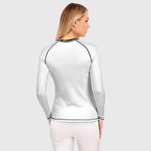 Женский рашгард Волк и цыпа / 3D-принт – фото 4