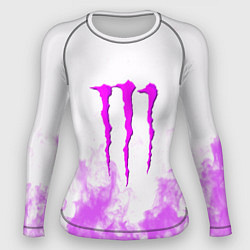 Женский рашгард Monster energy neon flame