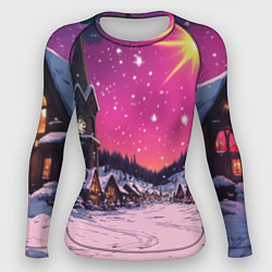Рашгард женский Закат рождества, цвет: 3D-принт