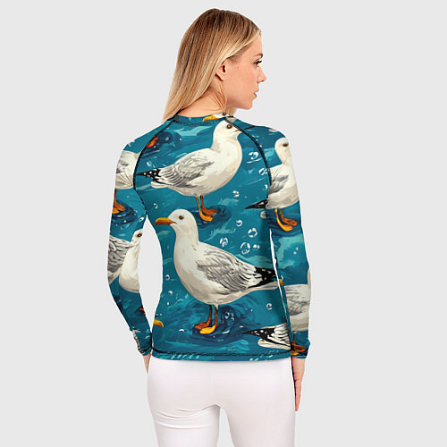 Женский рашгард Чайка / 3D-принт – фото 4