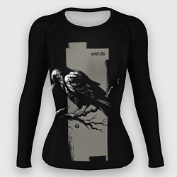 Рашгард женский Dark raven, цвет: 3D-принт