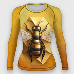 Женский рашгард Пчела на золоте