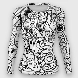 Рашгард женский Каляки маляки, цвет: 3D-принт