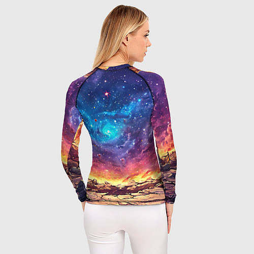 Женский рашгард Краб смотрит в космос / 3D-принт – фото 4