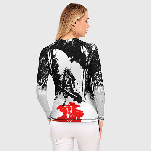 Женский рашгард Assassins creed shadows - два ассасина / 3D-принт – фото 4