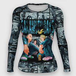 Рашгард женский Дни сакамото главные герои, цвет: 3D-принт