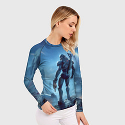 Рашгард женский Mass Effect - ai art fantasy, цвет: 3D-принт — фото 2