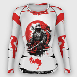 Рашгард женский Кодекс самурая ниндзя, цвет: 3D-принт