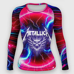 Женский рашгард Metallica - neon glow