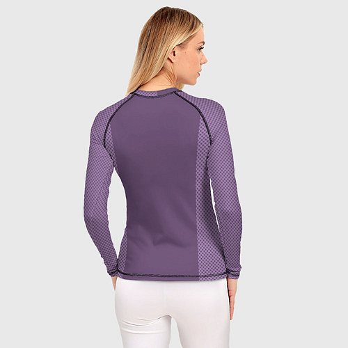 Женский рашгард Sport фиолетовый / 3D-принт – фото 4
