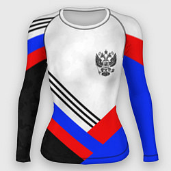 Женский рашгард Герб России - минимализм