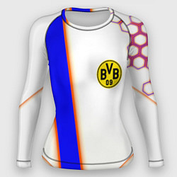 Рашгард женский Borussia geometry sport, цвет: 3D-принт