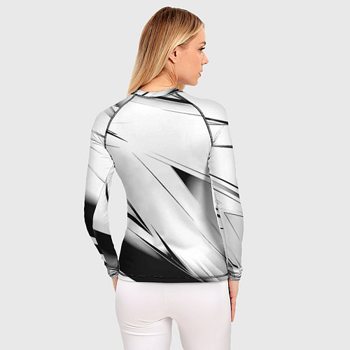Женский рашгард Ведьмак stripes / 3D-принт – фото 4