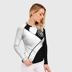 Рашгард женский Манчестер Юнайтед геометрия, цвет: 3D-принт — фото 2