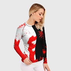 Рашгард женский Ведьмак огненный, цвет: 3D-принт — фото 2