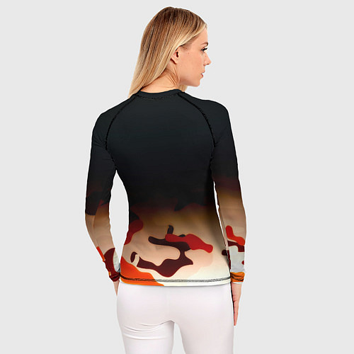 Женский рашгард Roma камуфляжный стиль / 3D-принт – фото 4