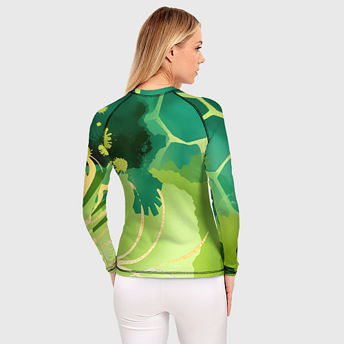 Женский рашгард Вдохновленный природой / 3D-принт – фото 4