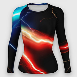 Рашгард женский Lightning light, цвет: 3D-принт