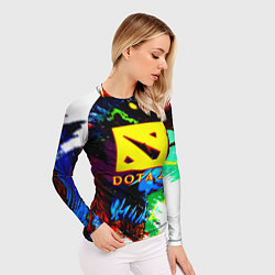 Рашгард женский Dota monster, цвет: 3D-принт — фото 2