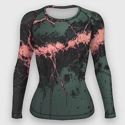 Женский рашгард Гранж потертая текстура