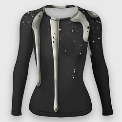 Женский рашгард Белая слизь текстура