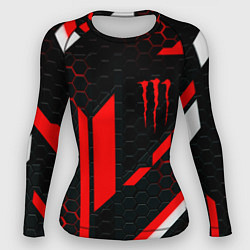 Женский рашгард Monster energy sport geometry
