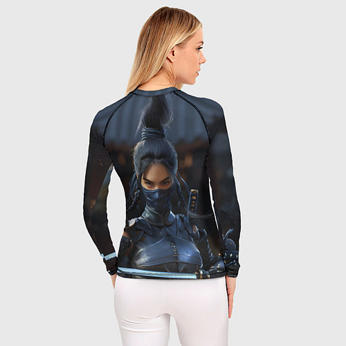Женский рашгард Mortal Kombat - Kitana / 3D-принт – фото 4