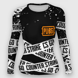 Рашгард женский CS x pubg, цвет: 3D-принт