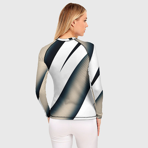 Женский рашгард Geely sport полосы / 3D-принт – фото 4