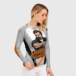 Рашгард женский Сила нигилизма Фридрих Ницше, цвет: 3D-принт — фото 2