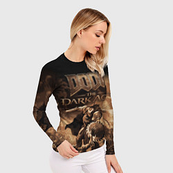 Рашгард женский Doom the dark ages, цвет: 3D-принт — фото 2